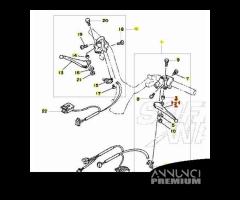 Leva freno sinistra scooter Yamaha Honda Kymco SYM