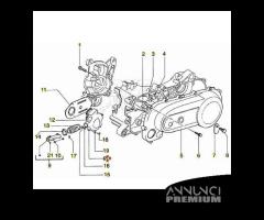 Coperchio raffreddamento Piaggio NRG MC2 - 434474