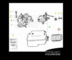 Soffietto aspirazione carburatore Vespa PX - 22720