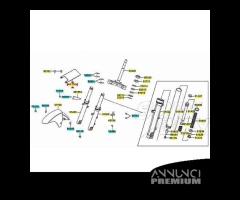 Paraspruzzi anteriore Kymco Agility R16 - 00161094