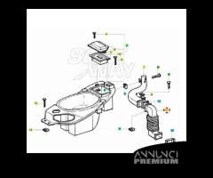 Soffietto condotto filtro aria Piaggio Liberty - 5