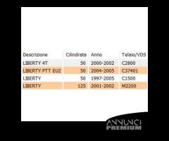 Soffietto carburatore Liberty 50 e 125