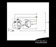 Interruttore faro anteriore Piaggio Si - 186102