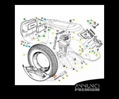 Protezione ruota scorta in alluminio Vespa GS e SS