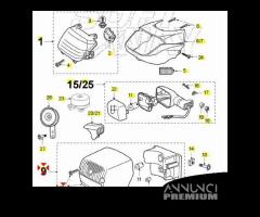 Carcassa fanalino posteriore Peugeot Fox