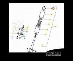 Piattello ammortizzatore anteriore Vespa PK FL XL