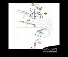 Tubo freno anteriore Yamaha Aerox - 5BRF58720100