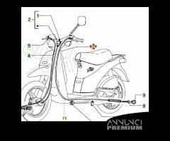 Cavo freno posteriore Piaggio Free e Liberty - 597