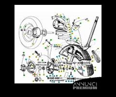 Perno molleggio nudo Vespa Sprint Super - 078734