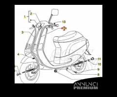 Cavo freno posteriore Piaggio Zip - 269656