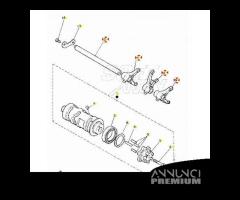 Kit forchette cambio forcella Yamaha XV Virago - 4