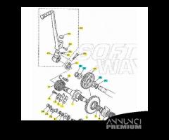 Leva decompressione Yamaha TT XT 550 e 600 - 3Y115