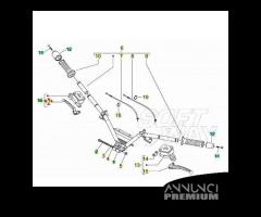 Leva destra freno Piaggio X9 MP3 Yamaha Majesty ti