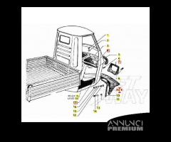 Parafango anteriore Piaggio Ape 50 - 261360