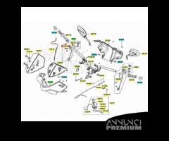 Supporto devio luci destro Kymco Agility ruote 16