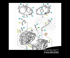 Carter motore sinistro Yamaha XT e TT 600 - 34L151