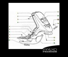 Adesivo scudo anteriore Gilera Typhoon - 296887