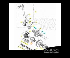 Albero avviamento pedale Yamaha XT - 5Y1156600100