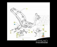 Perno cavalletto laterale Piaggio Vespa LX e S Lib