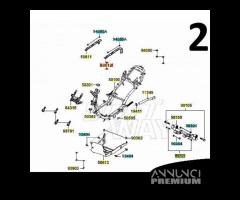 Supporto pavimento Kymco Agility 50 e 125 con ruot - 7