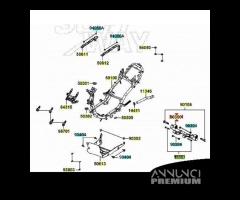 Braccio oscillante motore Kymco 50 con ruote 12 -