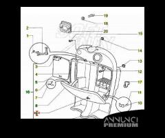 Adesivo sportello del bauletto anteriore Piaggio F