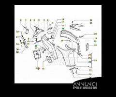 Coppia adesivi scudo anteriore Piaggio NRG RST MC2