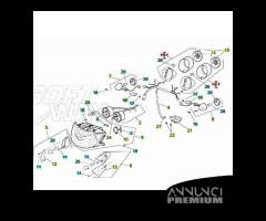 Fanale posteriore Aprilia SR cromato - AP8224245