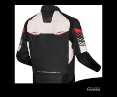 Giubbotto Moto LS2 APEX MAN Nero Bianco Rosso