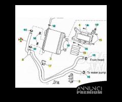 Tubo acqua radiatore Aprilia SR Factory iniezione