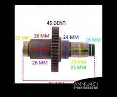 Ingranaggio 45 denti Benelli monomarcia cilindro v