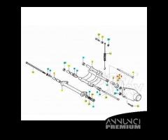 Supporto motore braccio oscillante per Piaggio X9