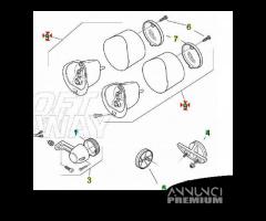 Coppia fanali posteriori Aprilia SR 50 - AP8224167