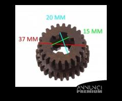 Ingranaggio doppio da 23 e 27 denti diritti per Mi
