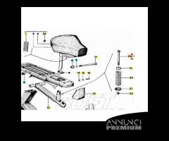 Perno molla mensola sella Piaggio Ciao - 015662