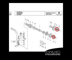 Gabbia a rulli ingranaggi avviamento 15x19x10 per