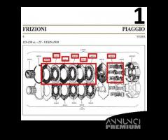 Dischi frizione per Vespa 125 e 150 fino al 1958 -