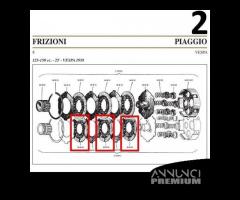 Dischi frizione per Vespa 125 e 150 fino al 1958 - - 6