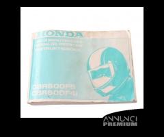 Manuale uso e manutenzione per Honda CBR 600 FS F4