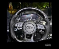 VOLANTE Sportivo Audi A3 S3 RS3 8V Carbonio Pelle