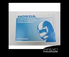 MANUALE USO E MANUTENZIONE HONDA VT 750 C SHADOW 1 - 1