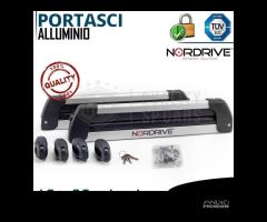 Barre in Alluminio SKODA KAMIQ + Portasci NORDRIVE - 4