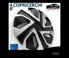 Copricerchi Auto 16'' Pollici Coppette Sportive ST - 1