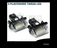 Luci TARGA LED PEUGEOT 5008 Placchette Luce Bianca