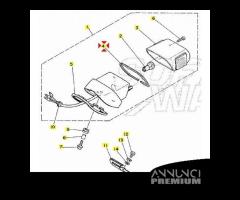 Guarnizione vetro fanalino per Yamaha DT FJ FZ RD - 6