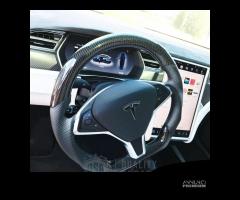 VOLANTE Sportivo Per Tesla Model S Carbonio Pelle