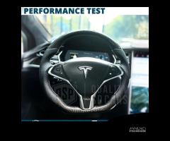 VOLANTE Sportivo Per Tesla Model S Carbonio Pelle - 12