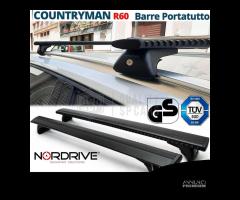 Barre + Portasci per Mini Countryman R60 Omologato - 3