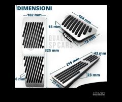 COPRIPEDALI Sportivi BMW Serie 2 F22 F23 Pedaliera - 13