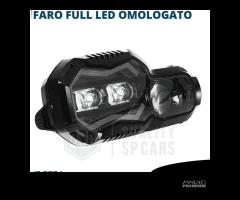 FARO LED Per BMW F 650 GS OMOLOGATO Luce Bianca - 2